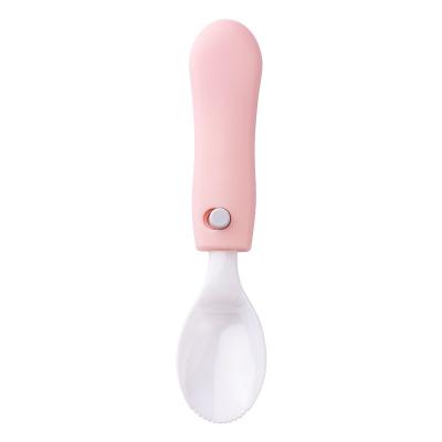 China Hot Sales High Density Ceramic Extra Ceramic Scraper BPA Appearance Fanshional Feeding Spoon For Baby Wholesale for sale