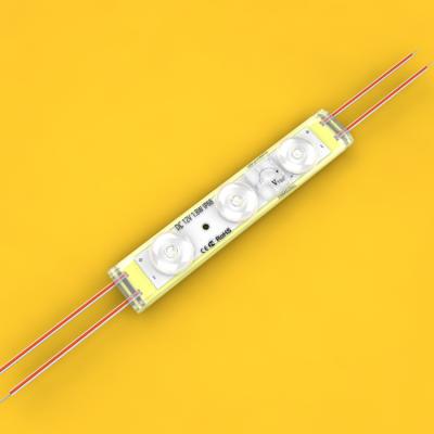 Китай 2835 SMD Aluminum Luminous LED Module 3 LED Advertising PCB 12V Words RTS 7015 Yellow Light Modulo продается