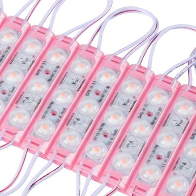 China Light Box RTS 7015 3chips 1.5watt Sign Module Most Popular Fast Delivery 12V Pink Color LED Module Light for sale