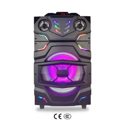 China No Party Karaoke Power Outdoor Super Bass Big Wooden BT Audio Wireless Speakers for sale