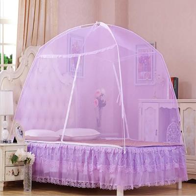 China Insecticide Treated Mongolian Yurt Mosquito Net With Zipper Double Door Mosquito Nets Canopy for sale