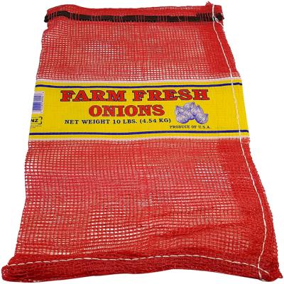 China ANTISTATIC Mesh Bags For Onions Firewood Mesh Sack Bag For Kindling for sale