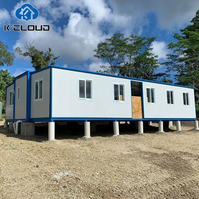 China Modern Expandable Prefab Container House Luxury Foldable Villa 4 Bedroom Hurricane Proof 20Ft 40Ft Foldable Prefab Bedroom With Toilet for sale