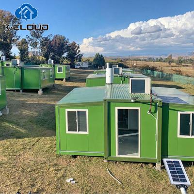 China Modern Expandable Mobile 40 Ft 20 Ft Prefab Container House Light Steel Security Prefab Home 3 Bedroom With Kitchen for sale