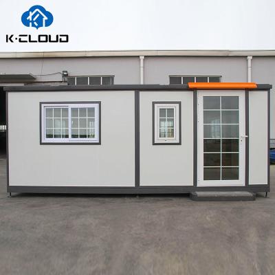 China Modern Security 40 Ft 20 Ft Expandable Prefab Container House Light Steel Folding Prefab Home 5 Bedroom With Bathroom for sale