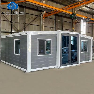 China Waterproof Foldable Prefab Villa 4 Bedroom Anti Earthquake 20Ft 40Ft Modern Expandable Container House With Toilet for sale