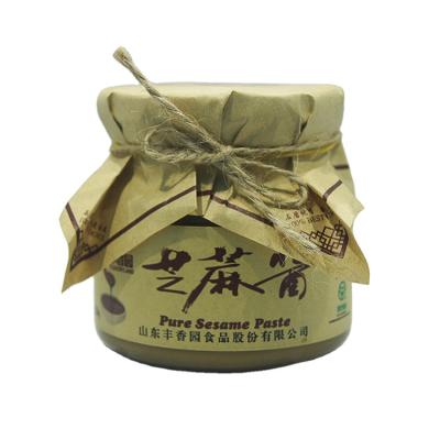 China Manufacturer Supply 206g Bottle Packed Instant Organic Sesame Paste For Fillings 206g for sale