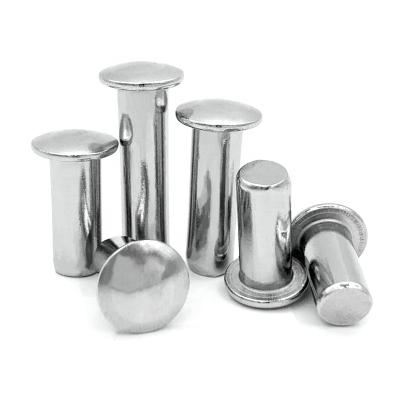 China Wholesale High Quality Round Semi Tubular Head Rivets Reasonable Price Stainless Steel Fast Delivery for sale