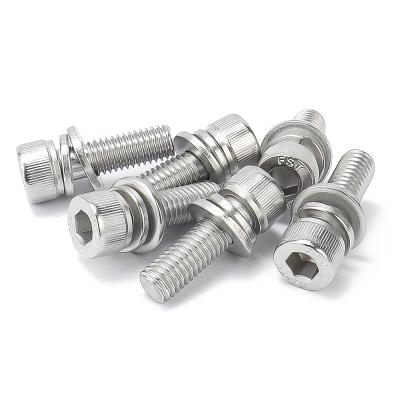 China Wholesale Good Quality HEX Socket Three Combination Screws Bolt Screws High Quality Products To Be Customized for sale