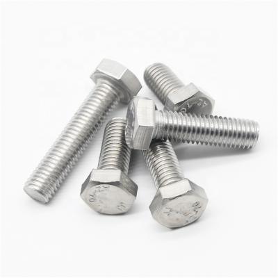 China 304 Stainless Steel Hex Thread Bolt Full American Main External Hex Screw UNC 7/16 for sale