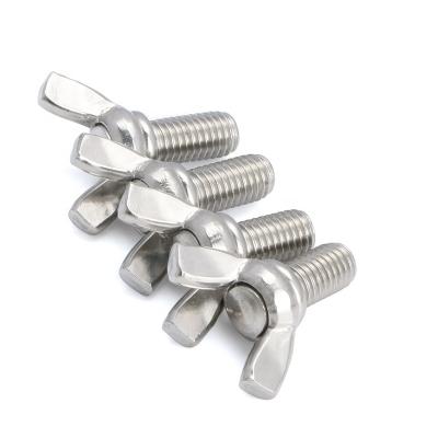 China Binding good quality cheap price made in china factory manufacturing carbon steel galvanized flat head thumb screws for sale