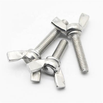 China Best Selling Type Binding Stainless Steel Thumb Bolts Square Butterfly Wing Screws With High Quality for sale