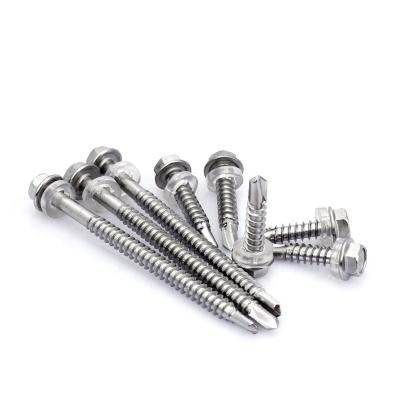 China HEX Low Price High Quality Hexagon Pan Head Cutting Tail Tapping Drill Tail Screws Screws for sale