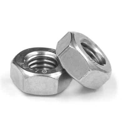 China Automotive Industry High Quality Stainless Steel Hex Bolt Galvanized Hex Nuts DIN 934 GB 6170 304 316 for sale