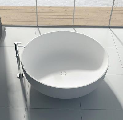 China Modern Clean Easy Shape Freestanding Bathtub Acrylic Solid Outdoor Stone Bathtub for sale