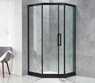 China Bathroom Modern Full Aluminum Shower Toilet Room Shower Glass Door for sale