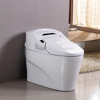 China Modern Hidden Tank Smart Automatic Toilet Hidden Tank Remote Control Smart Toilet for sale