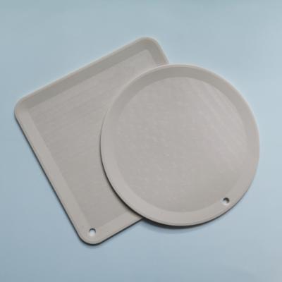 China Durable Silicone Insulation Pad Coaster Diary Waterproof Anti-scald Household Potty Round European Style Place Mat Western Baby Dish for sale