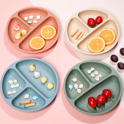 China 2021 Hot-selling Product Baby Silicone Dish Waterproof Feeding Place Mat Non-Slip Toddlers Food Feeding Mat For Kids for sale