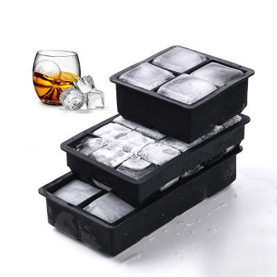 China Factory Directly Viable Silicone Ice Maker Trays Silicone 8-15 Ice Cube Spheres High Level Amazon Hot Sale Ice Ball Mold for sale