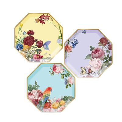 China Custom Party Accessories DAMAI Factory Flower and Bird Tea Dishes Gift Kit Party Manufacturers for sale