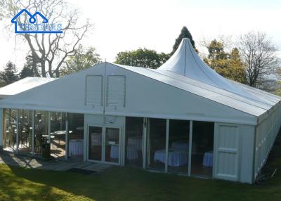 China Vier seizoenen bruiloft tent met ramen aluminium materiaal Een frame tent Te koop