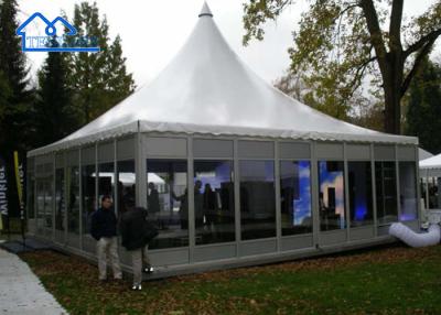 Cina Tenda a baldacchino di pagoda in tessuto bianco in PVC con superficie galvanizzata a caldo in vendita