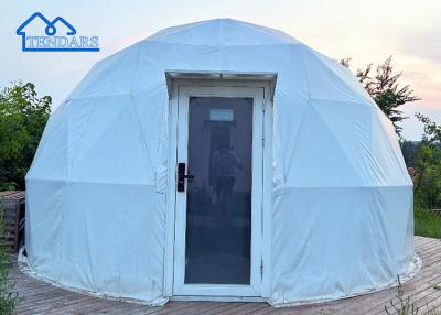 Κίνα Outdoor Custom Logo Printed Glamping Dome Tent Luxury Geodesic House Dome Tent προς πώληση