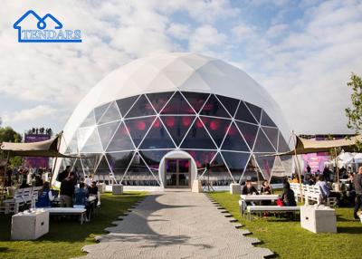 China Breathable Big Transparent Geodesic Dome Tent With Steel Frame Affordable Luxury Tents for sale