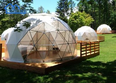 中国 White Or Customized Color 6x6m Custom Made Hotel Luxury Resort Tents For Glamping 販売のため