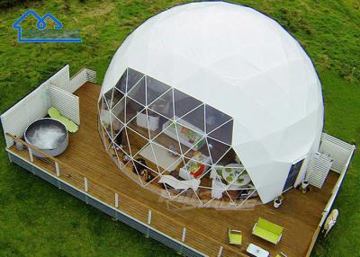 China Tenda de Glamping de Cúpula personalizada Hotel de lujo con cubierta de techo de PVC en venta