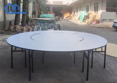 China Aluminium vouwbare ronde bankettafels voor hotel bruiloft tent Te koop