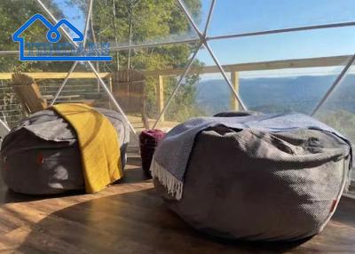 Κίνα Waterproof, PVC Luxury Pvc Outdoor Dome Tents Hotel Winter Snow Camping 6m Diameter Green House Tent προς πώληση