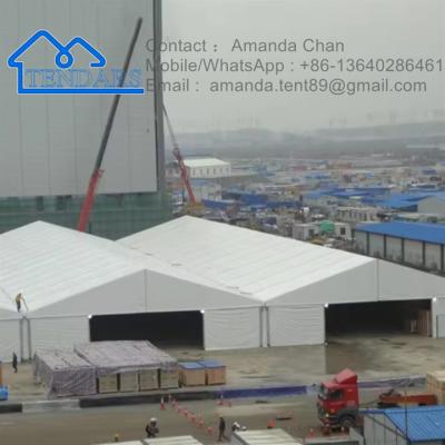 China Large Capacity Heavy Duty Alluminum Alloy Warehouse Waterproof Tent For Storage for sale for sale