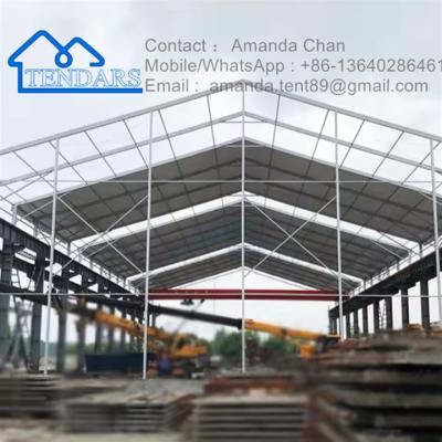 China Outdoor Custom Storage Tent Winter Aluminium Frame Waterdicht Warehouse Tenten te koop Te koop