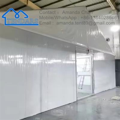 China Large Waterproof Aluminum Alloy Temporary Building Industrial Storage Tent For Sale for sale