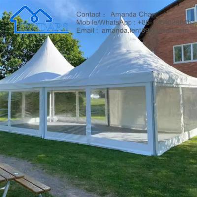 China groothandel op maat Canopy Aluminium Frame Storage Tent Wit feest tent Gazebo Canopy Met zijwanden Te koop