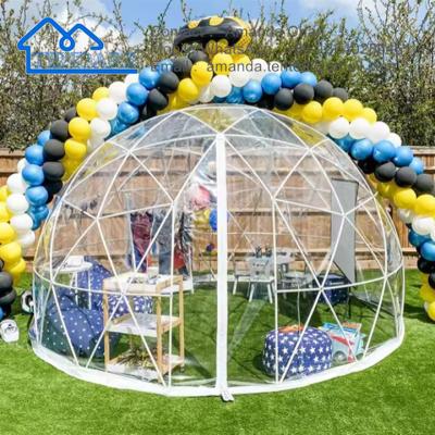 China Attractive Aluminium Frame Geodesic Dome Camping Tent For Restaurant Or Hotel On Sale zu verkaufen