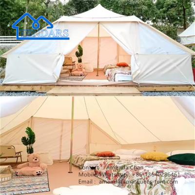 China Customized Canvas Inflatable Mountain Tent Hotel Tent For Camping Outdoor for sale