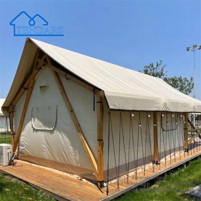 China Outdoor Large Project Hotel Tent Waterproof Glamping Luxury Safari Lodge Tent for sale