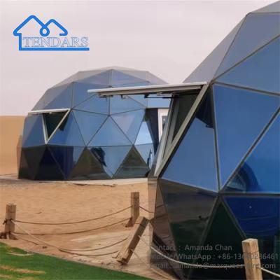 China Outdoor Aluminum Camping Hotel Dome House Glass Tent For Glamping Event for sale