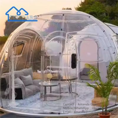 China Polycarbonate Dome Tent Transparent Prefab Dome House Tent For Outdoor for sale