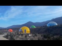 Glamping Luxury Outdoor PVC Dome Hotel House Domes Tent Half Dome Tent For Activity