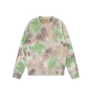 China Urban mens unisex clothing Anti-wrinkle tie dye sweatshirts crewneck sweatshirt men's sweatshirts for sale