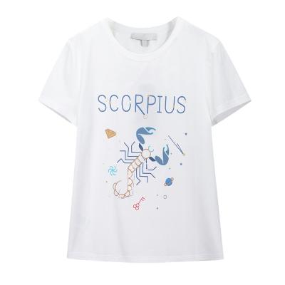 China 2022 Summer White T Shirt Women QUICK DRY 180 Gsm Cotton Fabric T Shirts for sale