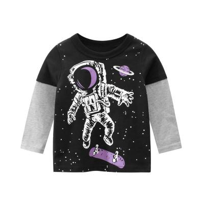 China Custom Apparel Anti-pilling Cotton Kids T-shirt Graphic Tee 100% Long Sleeve T-shirts for sale