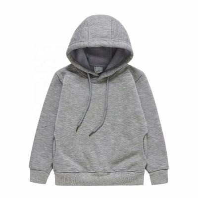 China Solid Color Anti-Shrink Pull Over Plain Hoodie Custom 100% Cotton Oversized Hoodie for sale