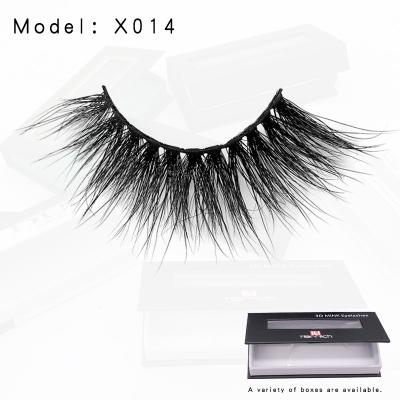 China Private Label 5D Real Mink Eyelash Natural Makeup Private Long Label Handmade Three-dimensional Multilayer False Eyelashes for sale