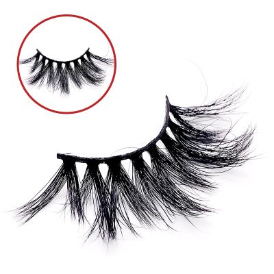 China 25mm Long Lashes 3D Mink Eyelashes False Lashes Extension Long False Eyelashes False Eyelashes Natural Fluffy Natural False Eyelashes for sale