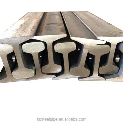 China Railway Usage Crane Steel Rail QU70 QU80 QU100 QU120 Railroad / Steel Rail Mining Rail for sale